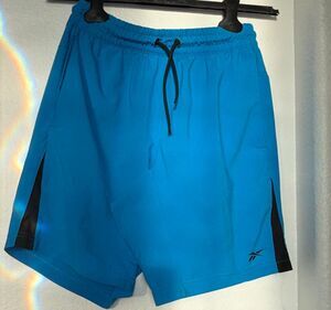 Reebok Speedwick Athletic Shorts Blue/Black Men’s Size S Workout Training